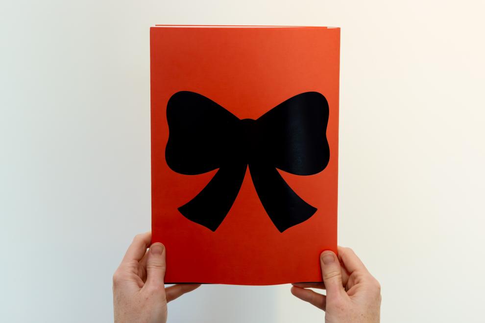 Page spread of an artist book