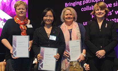 Dr Hui Chen, Carolyn Hayes, Dr Michelle Kelly and Professor Shirley Alexander