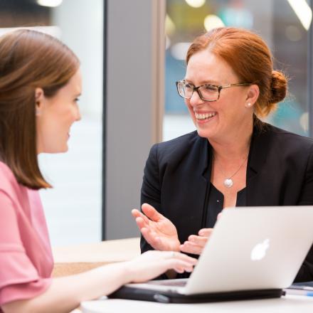 Nursing student with academic