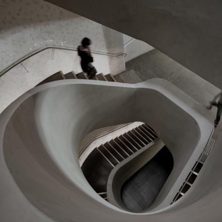 Stairwell in building 7