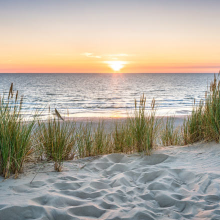 Sunrise on beach