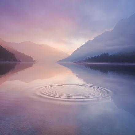 water and mountains