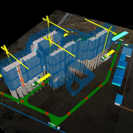 5D BIM construction visualisation