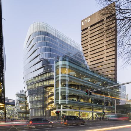 An image of UTS Building 1 and 2