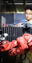 Photo of bridge cleaning robot