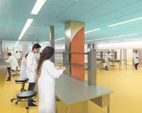 Lab in Science research facility