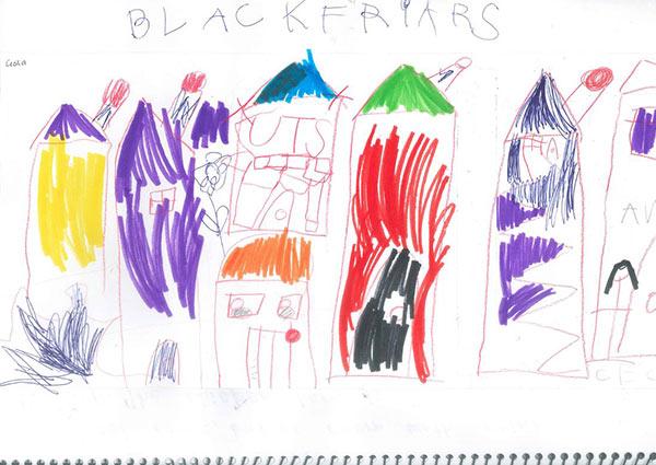 Blackfriars Children's Centre children's artwork