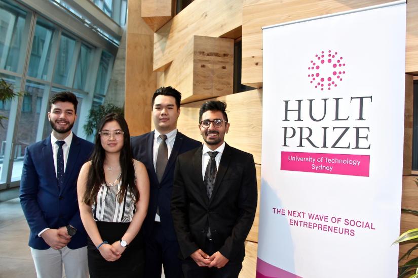 UTS Hult Prize representatives