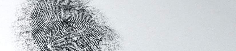 Fingerprint on paper