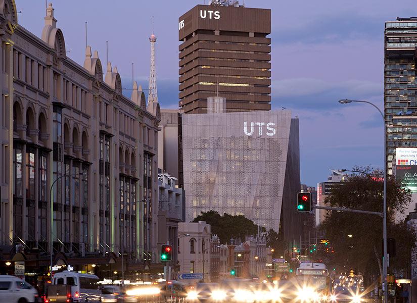 UTS campus from Broadway