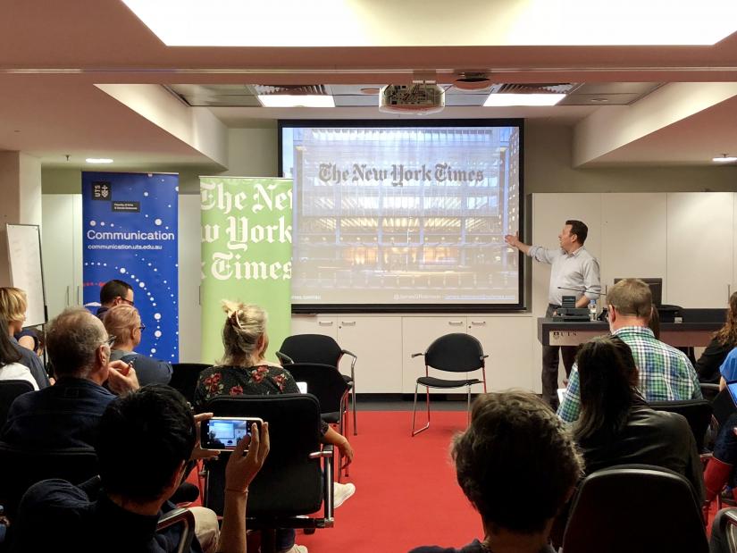 image of James Robinson presenting at FASS