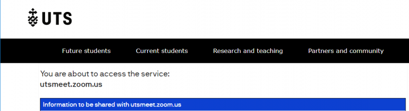 uts meet page