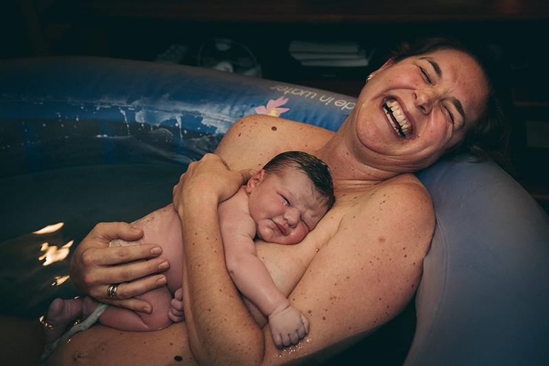 Mother with baby_home birth consortium