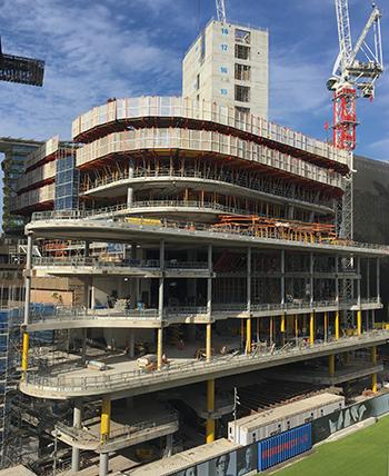 UTS Central under construction April 2018