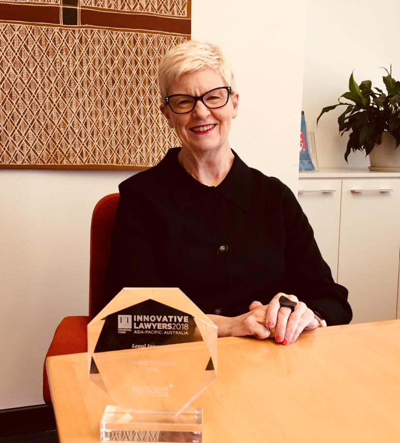 Lesley's award