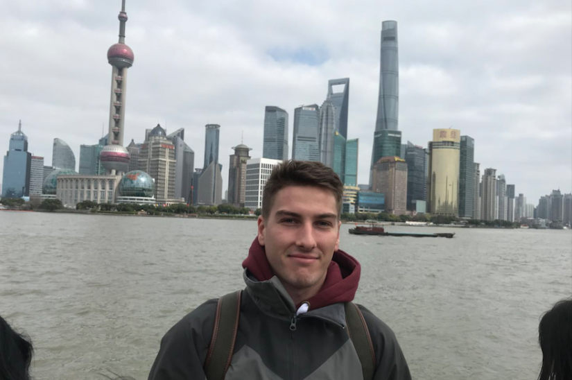 Photo of Morgan in China