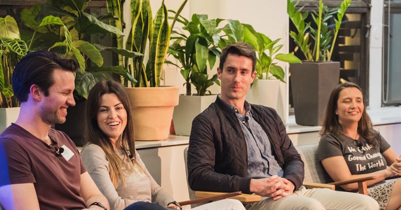 L-R: Murray Hurps, Bridget Loudon, Alex Lynch and Annie Parker. Photo by Alessia Francischiello.