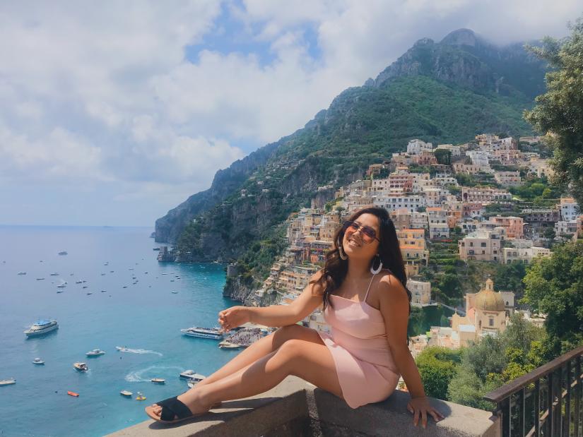 Photo of Nicole in Positano