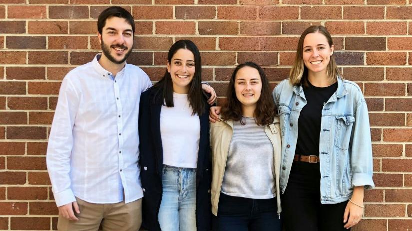 Stitch Hub Team, Laurence Presland, Eliza Marks, Polina Pashkov and Lucy Allen