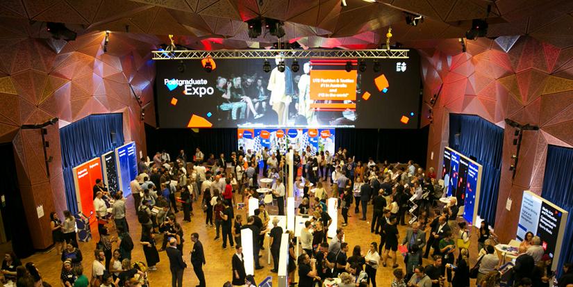 UTS Postgraduate Expo. Photo by Tui Prichard.