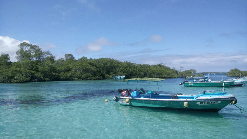 FASS Costa Rica ICS study tour turquoise waters and boats in a canal