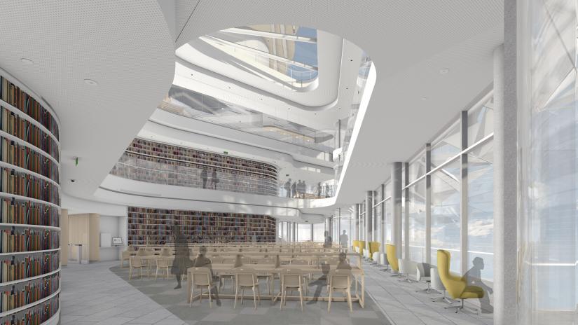 Artist's impression of the UTS Reading Room