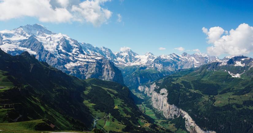 FASS ICS Switzerland study tour full scenic view of the mountains and blue sky