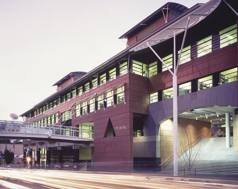 UTS DAB Building from the outside on Harris Street, Sydney