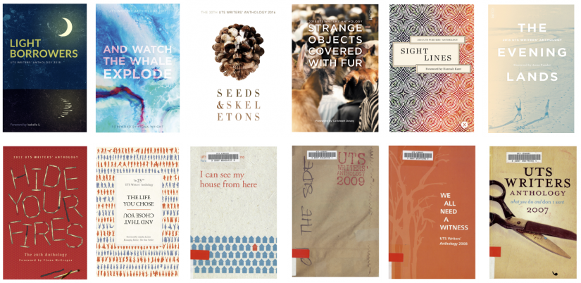 The anthology book covers from 2007 - 2018