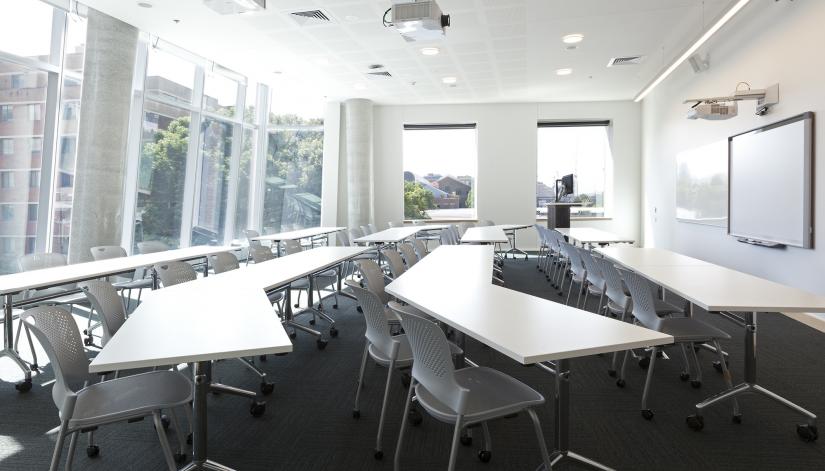 Seminar room inside the UTS Dr Chau Chak Wing Building