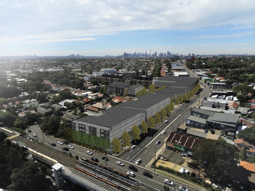 3D site perspective of the Taverners Green Masterplan