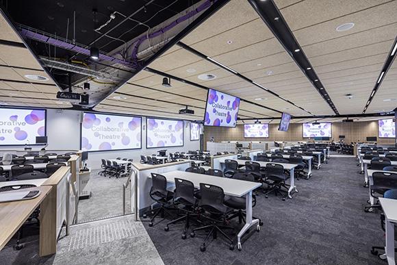 Large collaborative classrooms in UTS Central