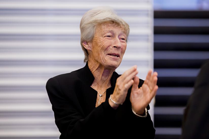Professor Vicki Sara AO clapping