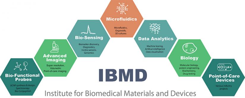 Institute for Biomedical Materials and Devices focus areas