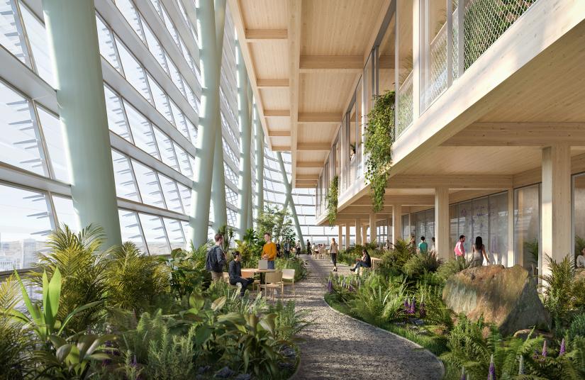 A workspace in the proposed Tech Central tower