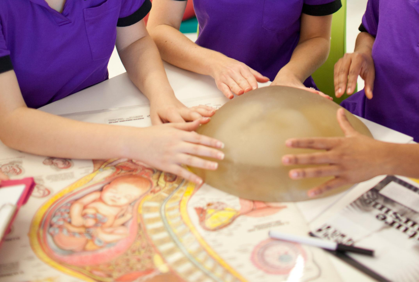 UTS Midwifery students desktop learning in classroom