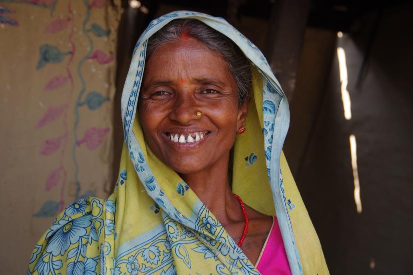 Smiling woman