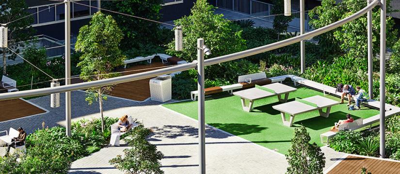 Outdoor ping pong tables