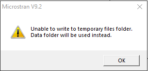 Screenshot Citrix WorkSpace - microstan ignore alert