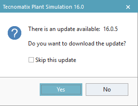 Screenshot Citrix WorkSpace - Plant Simulation alert