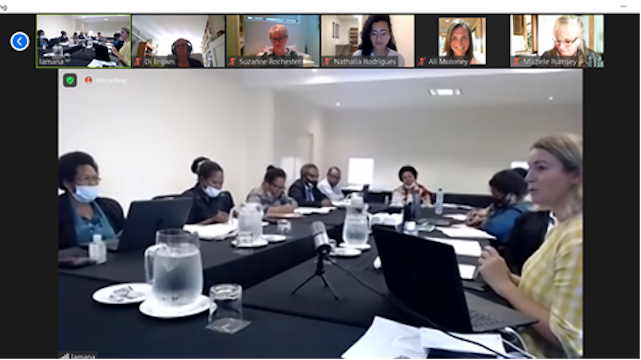 Workshop participants, observers and WHO CC UTS secretariat on Day 1.