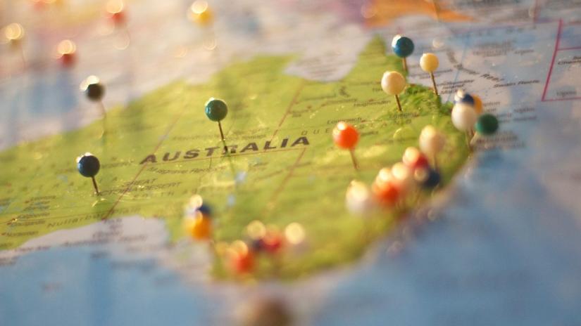 map of Australia
