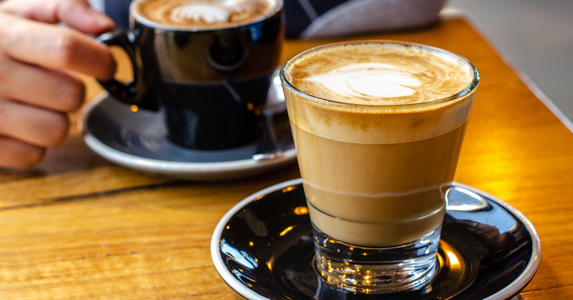 Two cups of coffee