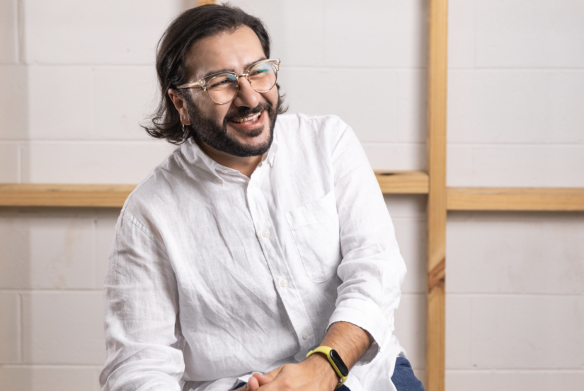 HOSSEIN at Parramatta Artists' Studios Rydalmere, 2022, Photo Jacquie Manning. 