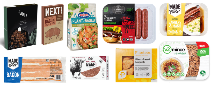 Plant based product labels