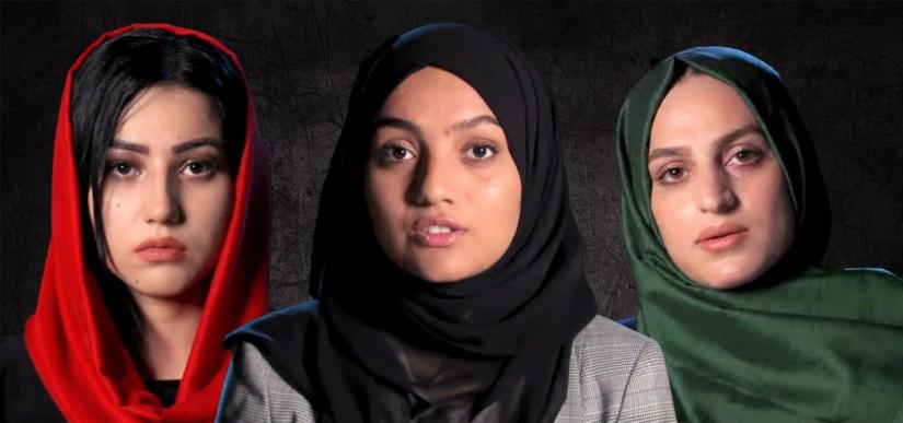 Three young Afghanistan women