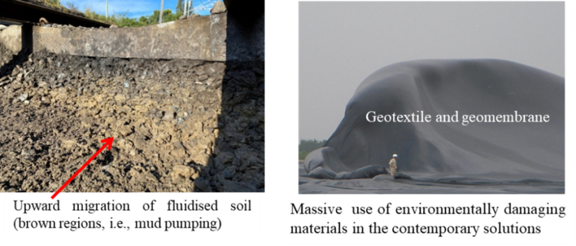 Project: Stabilising soil foundation with biopolymer for enhanced rail transport.