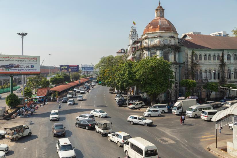 Southern Yangon District Court building. Alvaro / Adobe Stock