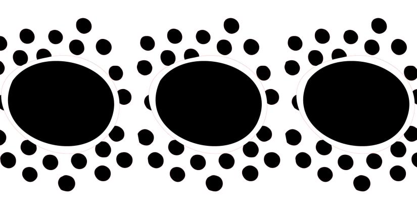 Girra Maa wattle seed artwork