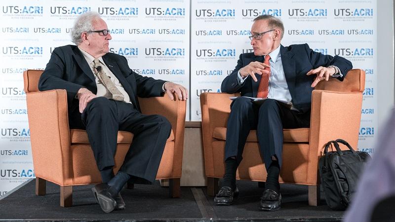 Colin Mackerras and Bob Carr